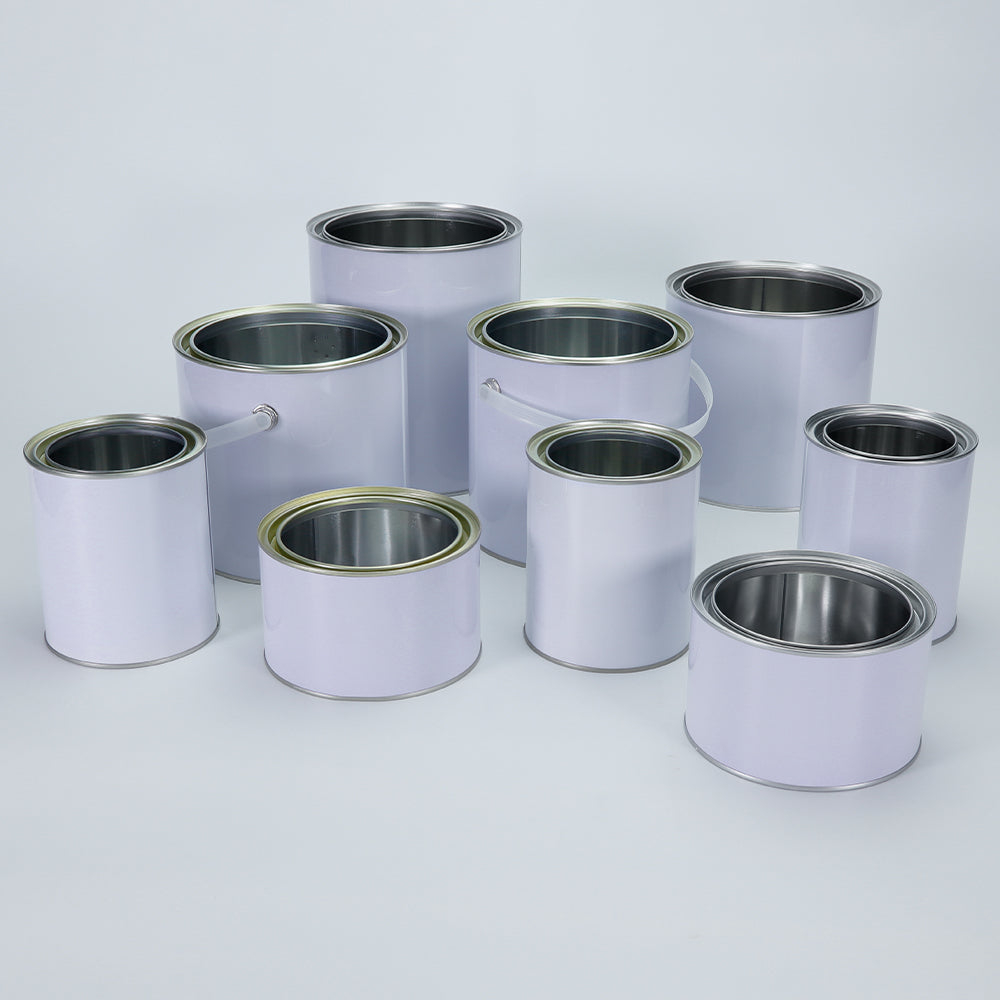 1L Round Metal Paint Can - Professional Painter Supplies (96*164mm)