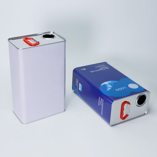 5L Industrial Square Can - High-Capacity for Engine Oils & Antifreeze (178*110*292mm)