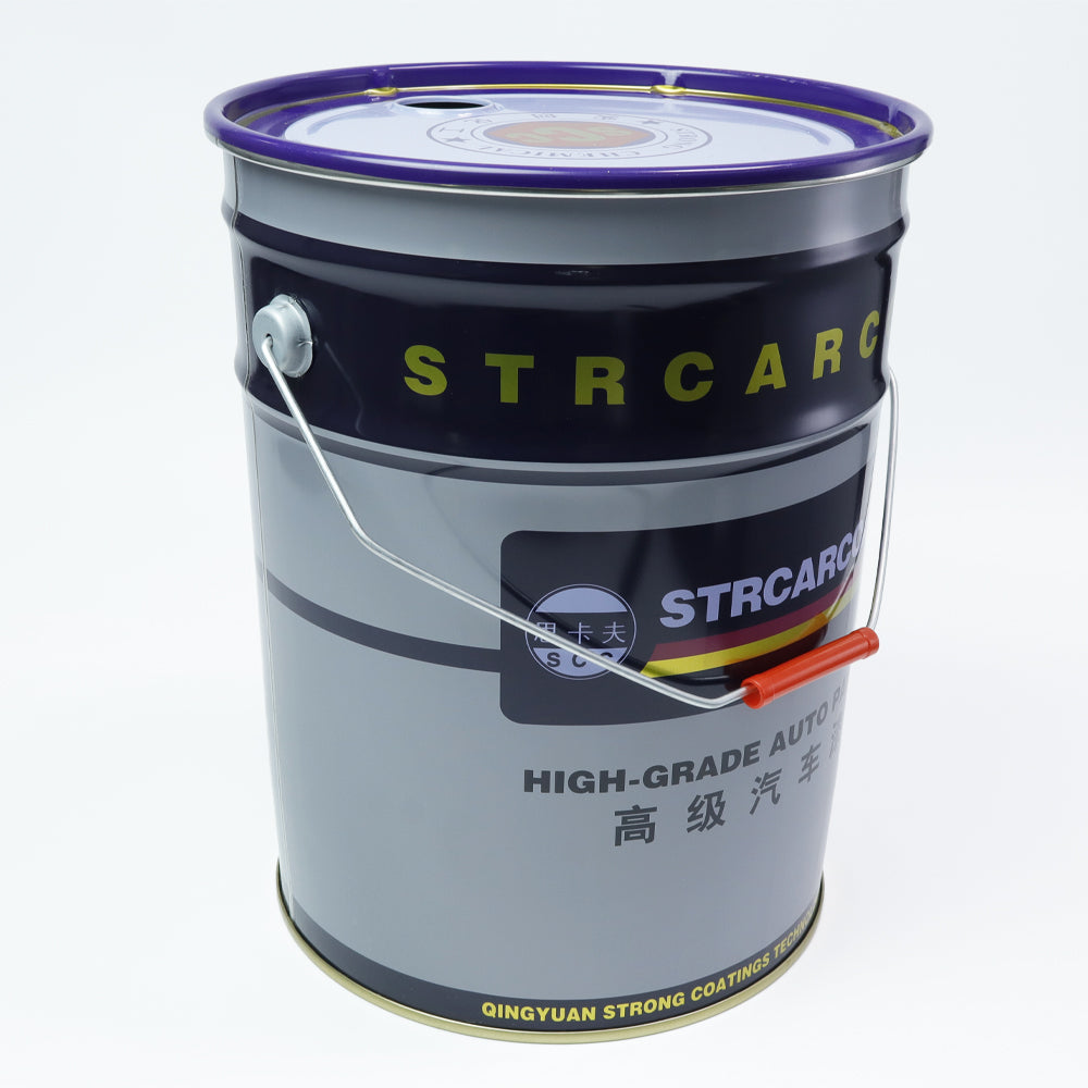 18L Leak-Proof Metal Paint Bucket - 300x330mm Empty Drum for Oil-Based Paint & Solvents