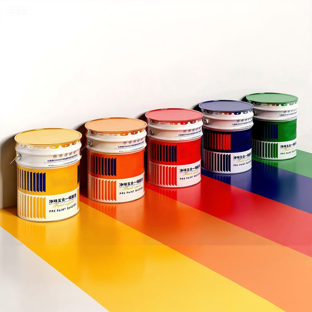 Round Paint Can - Heavy-Duty 1L/4L/20L Car Paint Storage Container with Airtight Lid (OEM Available)