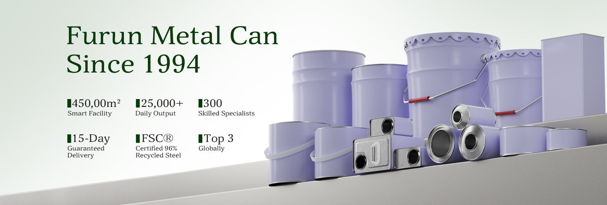 18L Leak-Proof Metal Paint Bucket - 300x330mm Empty Drum for Oil-Based Paint & Solvents