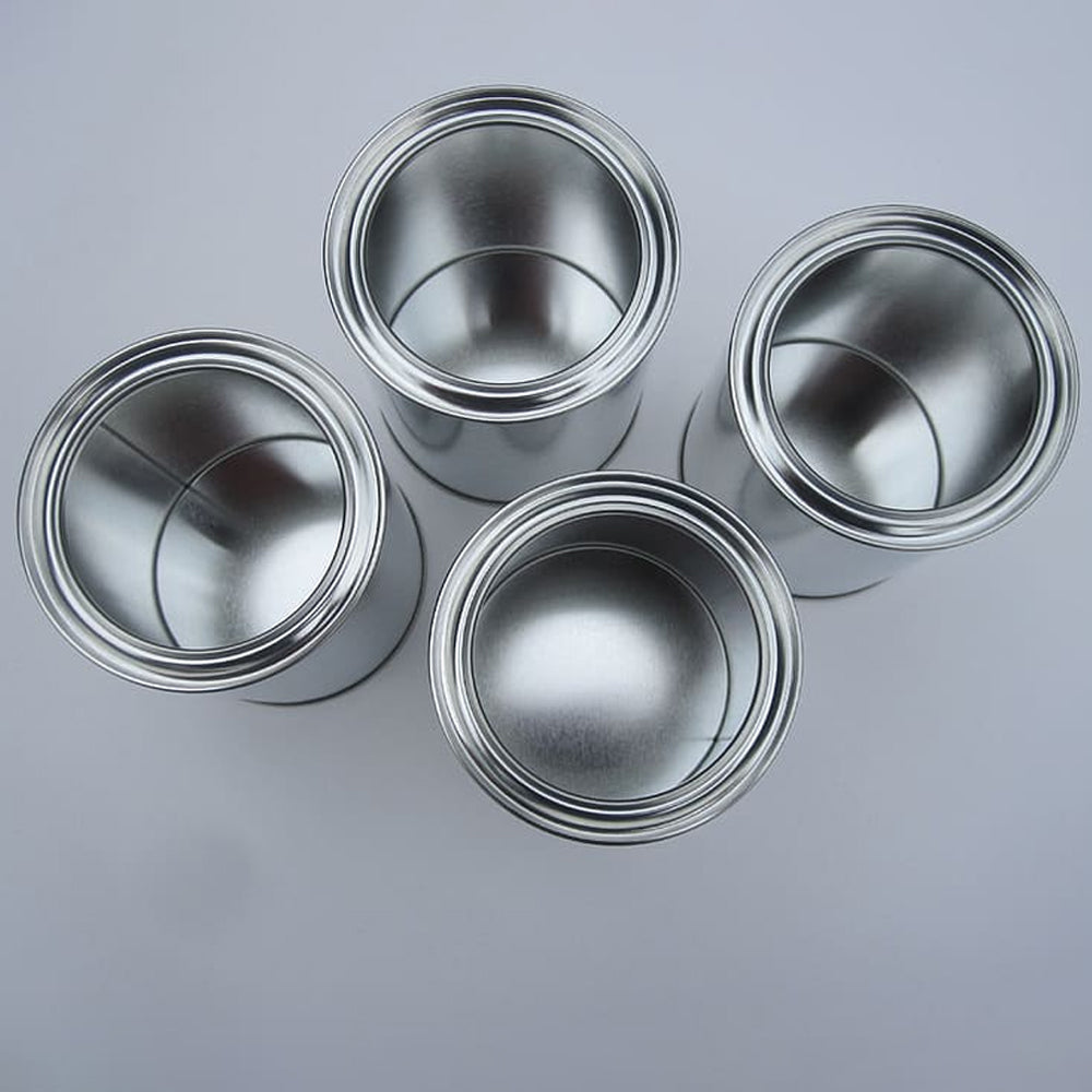 Airtight 500ml Tinplate Tomato Sauce Can - Round Metal Container with Easy-Open Lid for Ketchup, Paste & Puree (Dia 156mm x H147mm