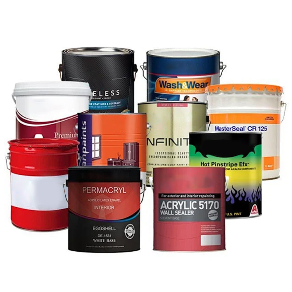 15L Stackable Metal Paint Bucket - 300x310mm Empty Drum for Bulk Chemical Distribution