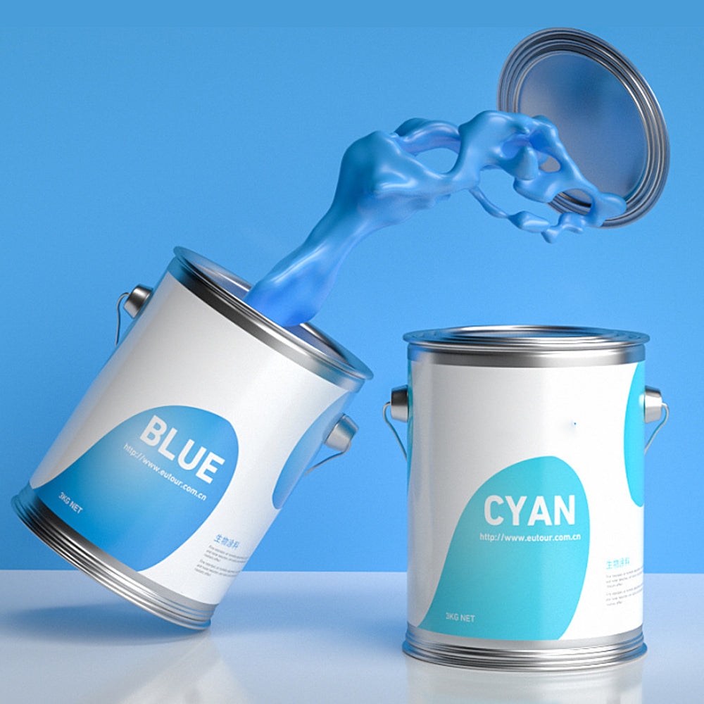 1L Empty Metal Paint Can with Lid - 115x116mm Round Tin for Latex/Acrylic Paint Storage, Leak-Proof Industrial Container for DIY & Contractors