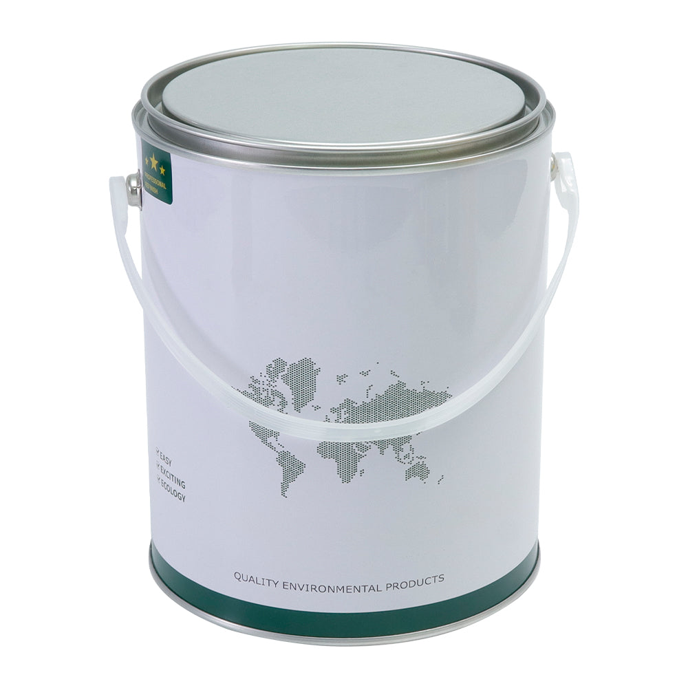 2L UN Certified Metal Paint Drum - 82x114mm Round Container for Chemical Storage, Leak-Proof Empty Tin for Solvents/Paints
