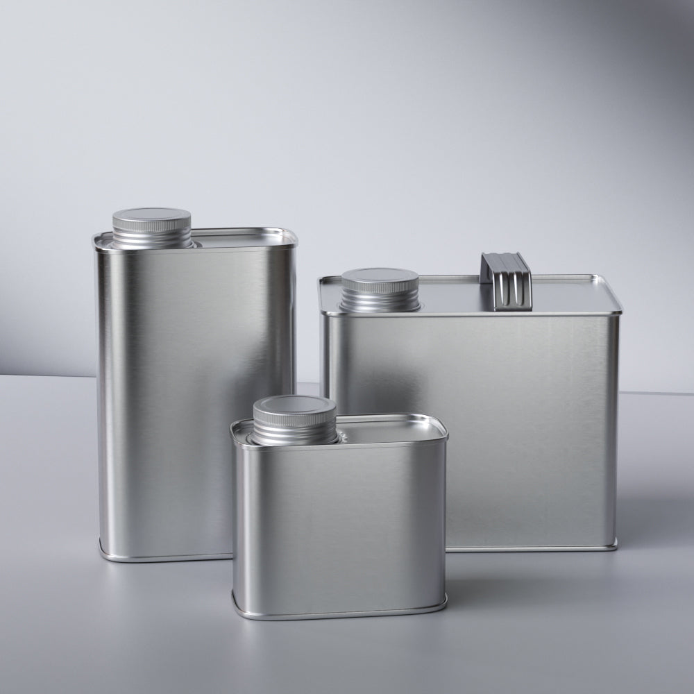 5L Industrial Square Can - High-Capacity for Engine Oils & Antifreeze (178*110*292mm)