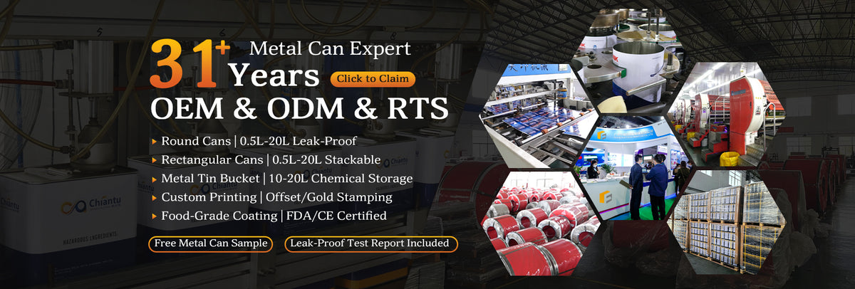 18L Leak-Proof Metal Paint Bucket - 300x330mm Empty Drum for Oil-Based Paint & Solvents