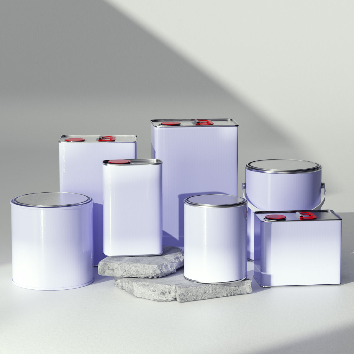 5L Industrial Square Can - High-Capacity for Engine Oils & Antifreeze (178*110*292mm)