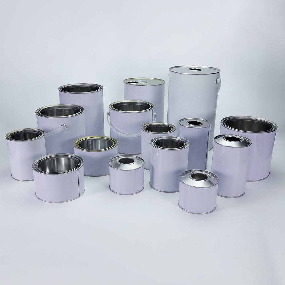 1L Round Metal Paint Can - Professional Painter Supplies (96*164mm)