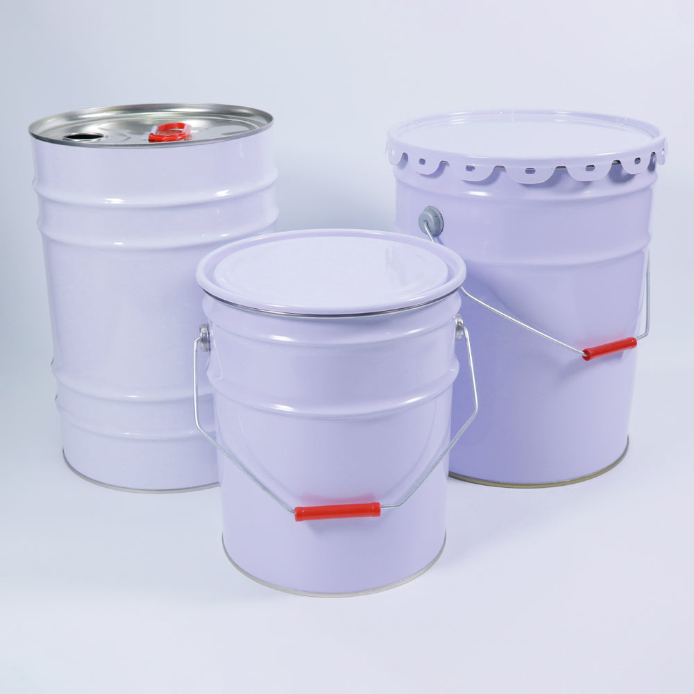 Custom-Printed 20L Tinplate Oil Drum | Leak-Proof Round 5-Gallon Bucket for Lubricant/Chemical Storage