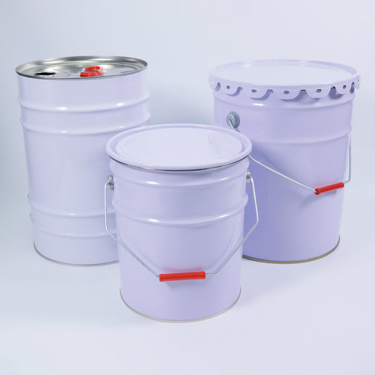 Custom-Printed 20L Tinplate Oil Drum | Leak-Proof Round 5-Gallon Bucket for Lubricant/Chemical Storage